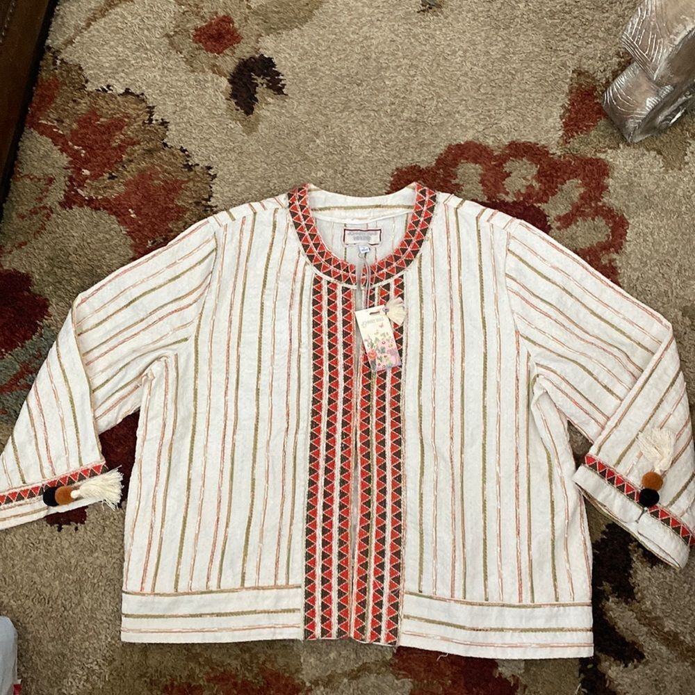 ❤️ Johnny Was Maya Crop Jacket ❤️